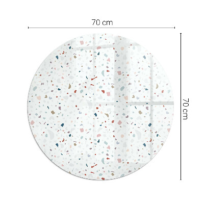 Kulaté sklo pod krbová kamna Tvary v miniatuře