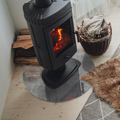 Kulaté sklo pod krbová kamna Abstraktní vzorek pozadí