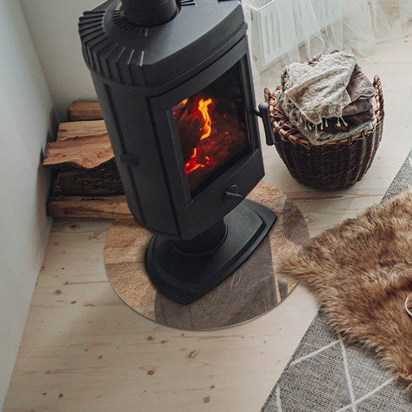 Kulaté sklo pod krbová kamna Povaha kamenné struktury