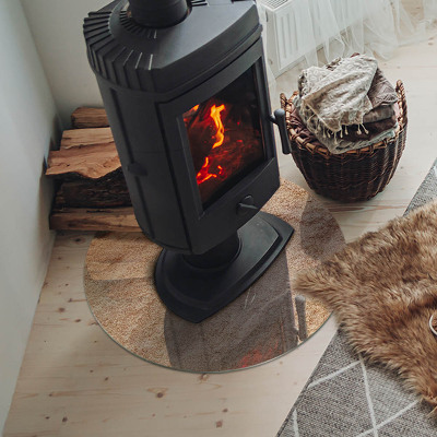 Kulaté sklo pod krbová kamna Povaha kamenné struktury