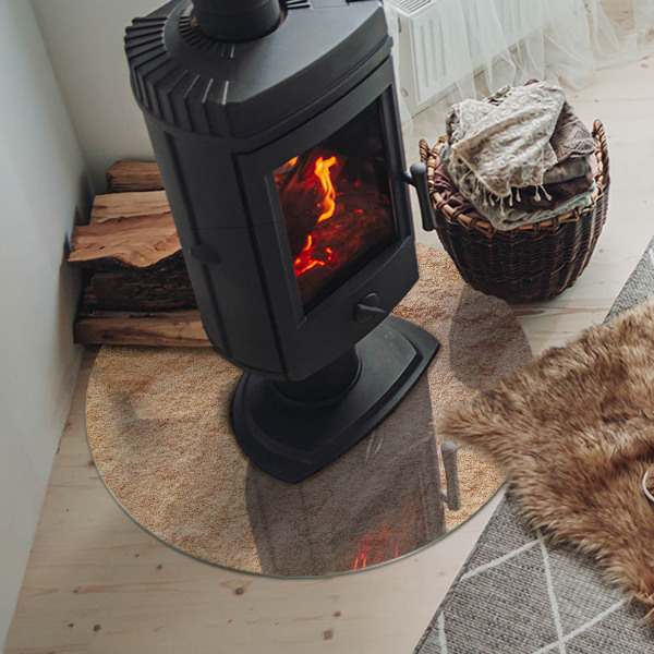 Kulaté sklo pod krbová kamna Povaha kamenné struktury