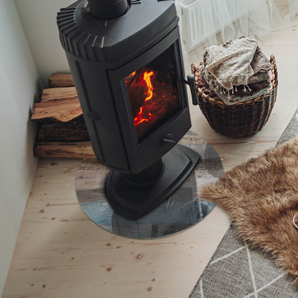 Kulatá podložka pod krb Barvy desek v různých odstínech