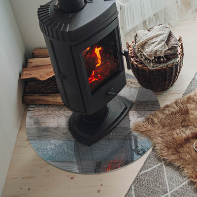 Kulatá podložka pod krb Barvy desek v různých odstínech