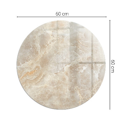 Kulaté sklo pod krbová kamna Kamenný vzor inspirovaný přírodou