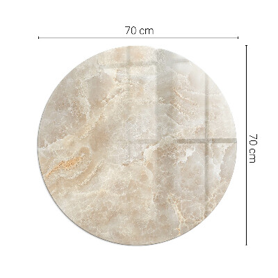 Kulaté sklo pod krbová kamna Kamenný vzor inspirovaný přírodou