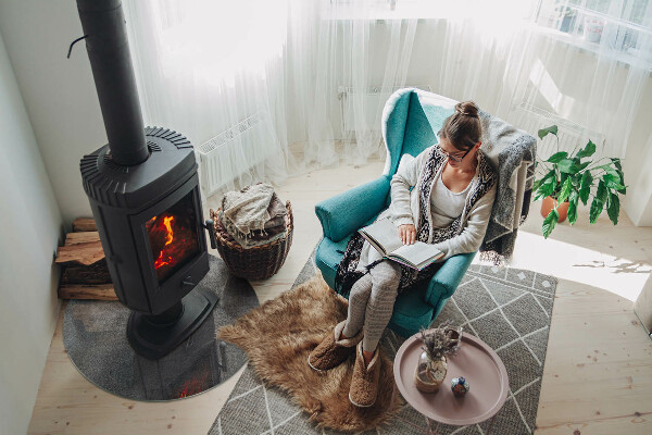 Kulatá skleněná podložka pod kamna Vzor surové struktury