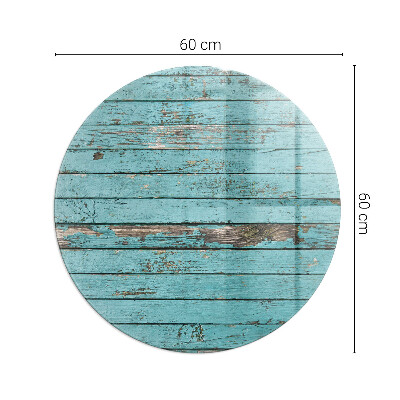 Kulaté sklo pod krbová kamna Rustikální prkna v přírodním stylu