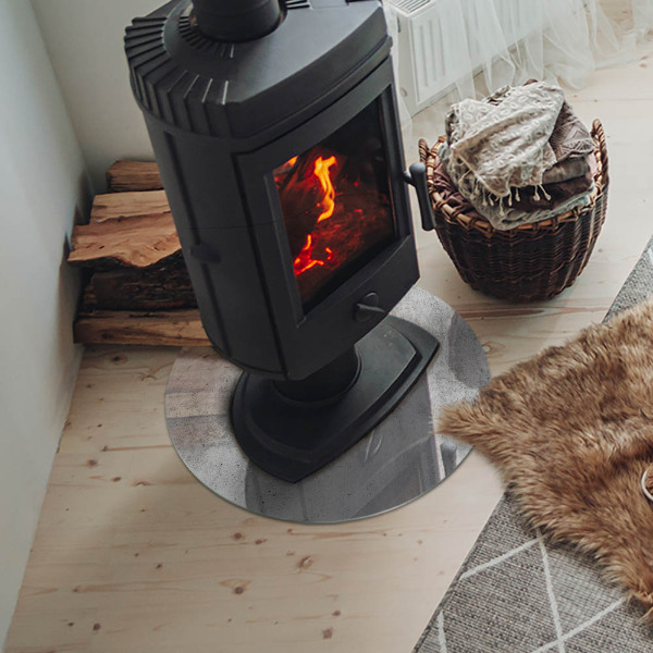 Kulatá podložka pod krb Konstrukce ze surového betonu