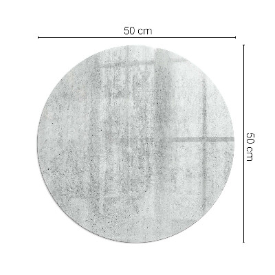Kulatá podložka pod krb Konstrukce ze surového betonu