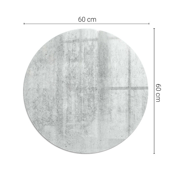 Kulatá podložka pod krb Konstrukce ze surového betonu
