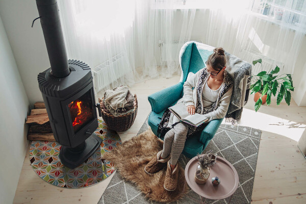 Kulatá skleněná podložka pod kamna Polygonální vzory na webu