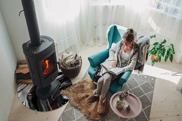 Kulatá podložka pod krb Abstraktní vlnité a lineární vzory