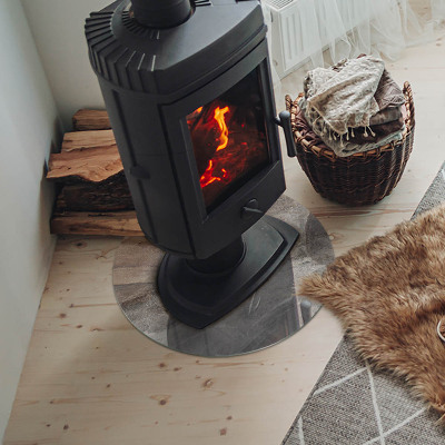 Kulatá podložka pod krb Vzor inspirovaný kamenem