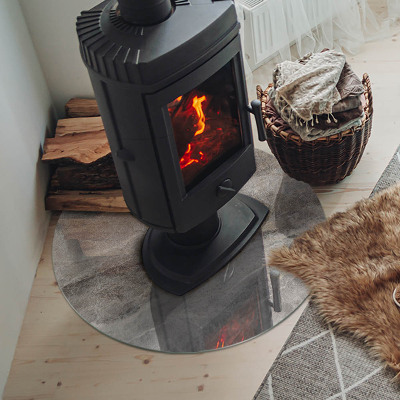 Kulatá podložka pod krb Vzor inspirovaný kamenem