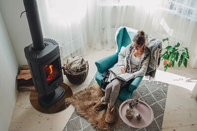 Kulatá podložka pod krb Barva Hnědá