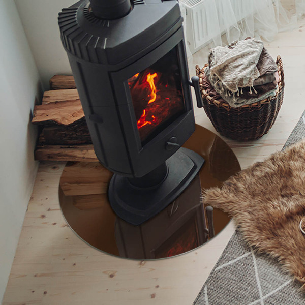 Kulatá podložka pod krb Barva Hnědá