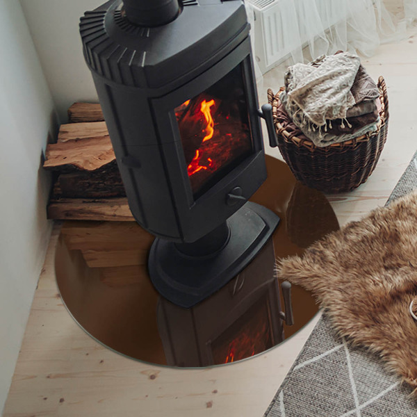 Kulatá podložka pod krb Barva Hnědá