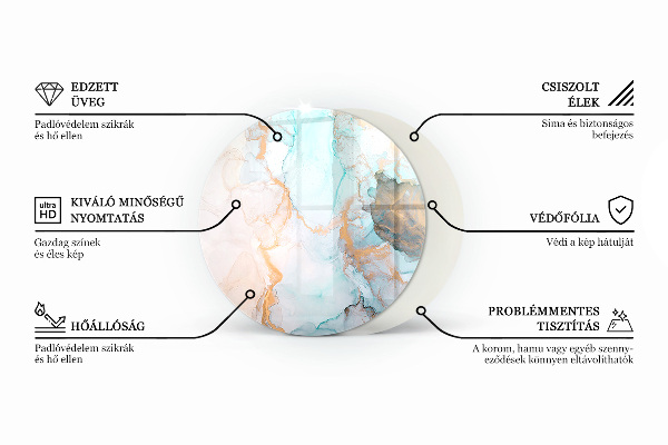 Kulatá podložka pod krb Barva béžová