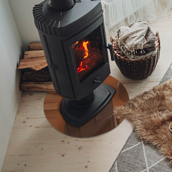 Kulatá podložka pod krb Barva Hnědá