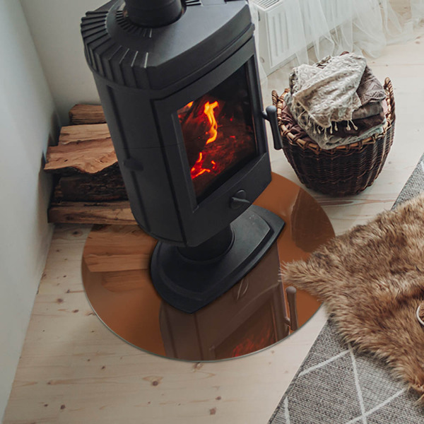 Kulatá podložka pod krb Barva Hnědá