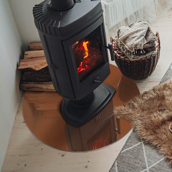 Kulatá podložka pod krb Barva Hnědá