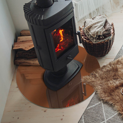 Kulatá podložka pod krb Barva Hnědá