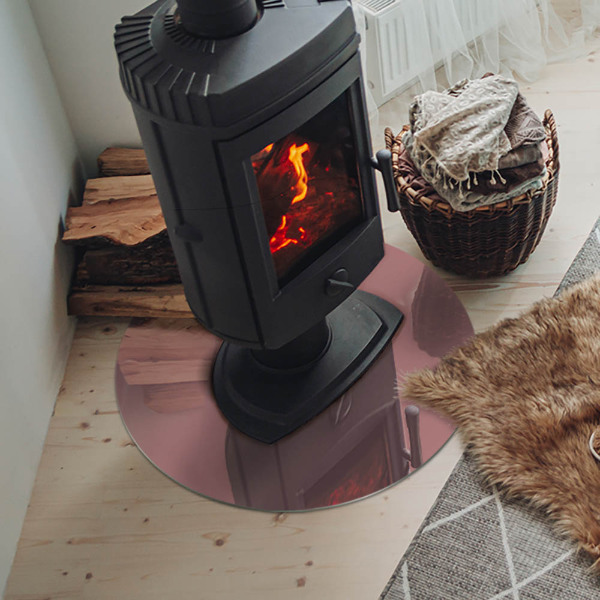 Kulatá podložka pod krb Barva růžová