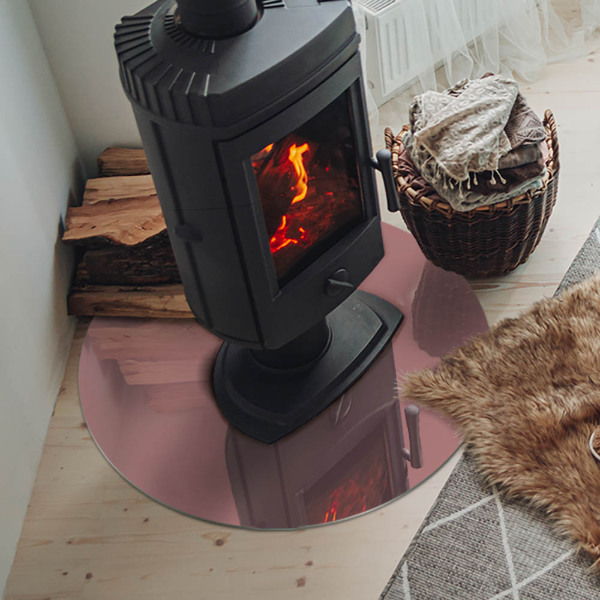 Kulatá podložka pod krb Barva růžová