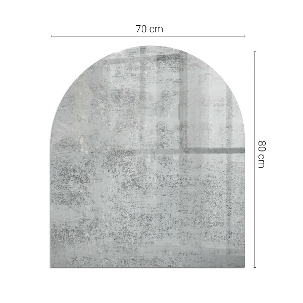 Půloválné sklo před krb Abstraktní vzorek pozadí