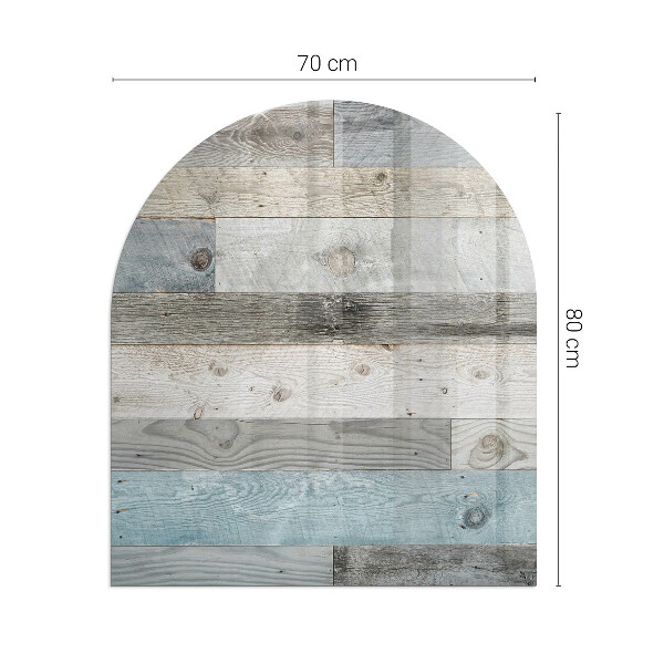 Půloválná podložka pod krbová kamna Barvy desek v různých odstínech