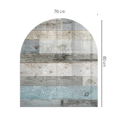 Půloválná podložka pod krbová kamna Barvy desek v různých odstínech