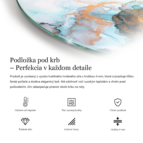 Půloválná podložka pod krbová kamna Barvy desek v různých odstínech