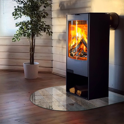 Půloválná podložka pod krbová kamna Barvy desek v různých odstínech