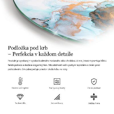 Půloválné sklo před krb Dřevěný vzor v geometrickém uspořádání