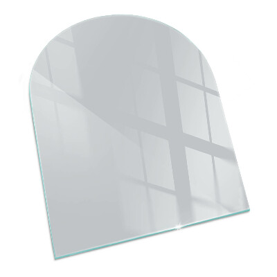 Půloválná podložka pod krbová kamna Barva šedá