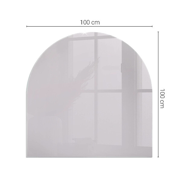 Půloválná podložka pod krbová kamna Barva světle fialová