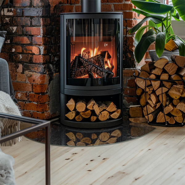 Sklo do rohu pod krb Vzor z přírodního kamene