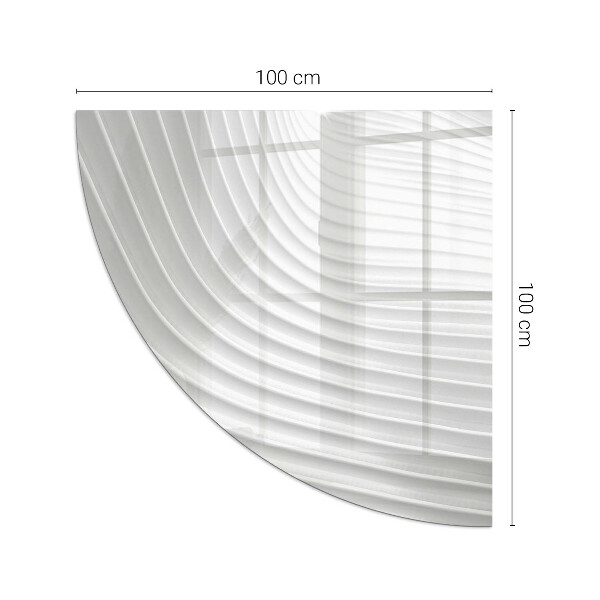 Sklo do rohu pod krb Vlny jemných tvarů