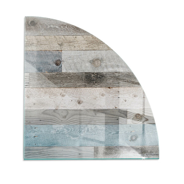 Rohová podložka pod krbová kamna Barvy desek v různých odstínech