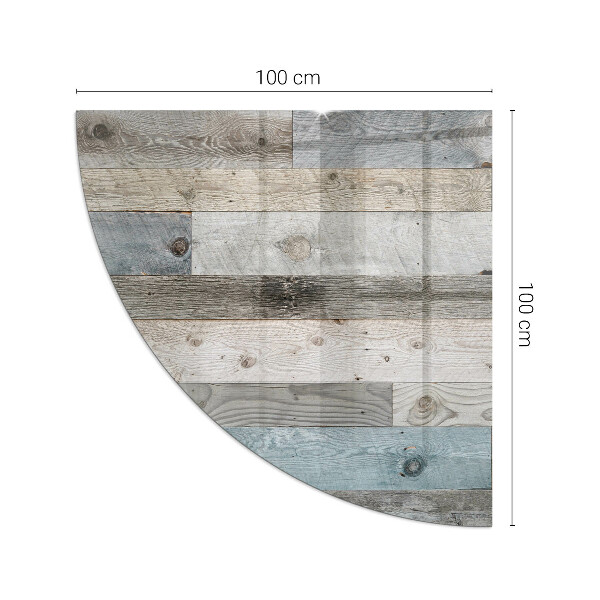 Rohová podložka pod krbová kamna Barvy desek v různých odstínech