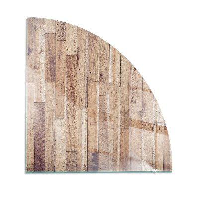 Sklo do rohu pod krb Dřevěný vzor v geometrickém uspořádání