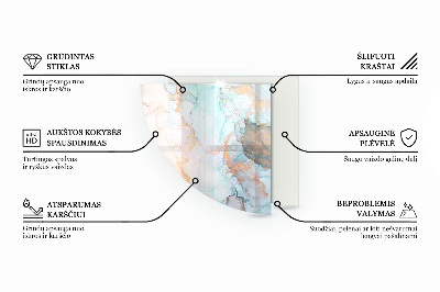 Sklo do rohu pod krb Dřevěný vzor v geometrickém uspořádání