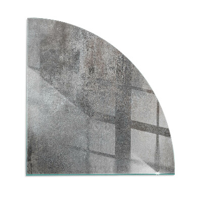 Rohová skleněná podložka pod kamna Vzor surové struktury