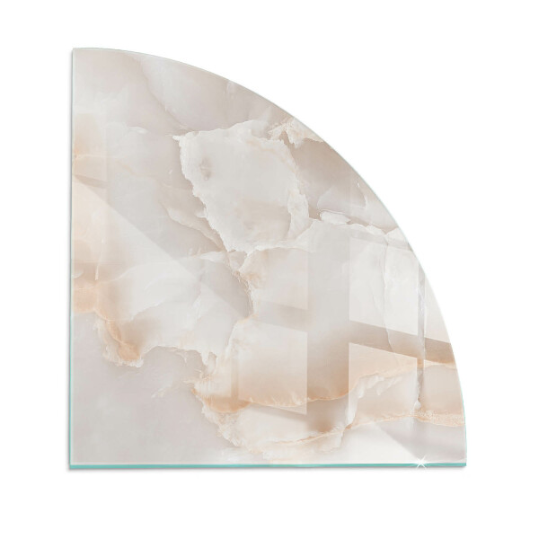 Sklo do rohu pod krb Kamenný organický motiv