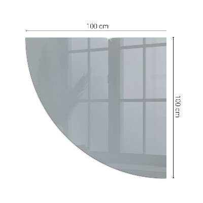 Sklo do rohu pod krb Barva šedá