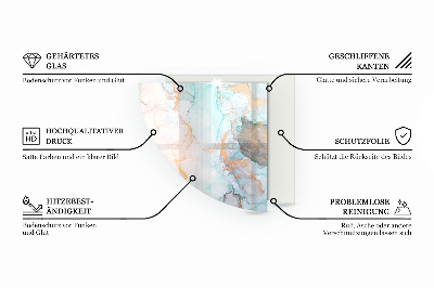 Sklo do rohu pod krb Barva béžová