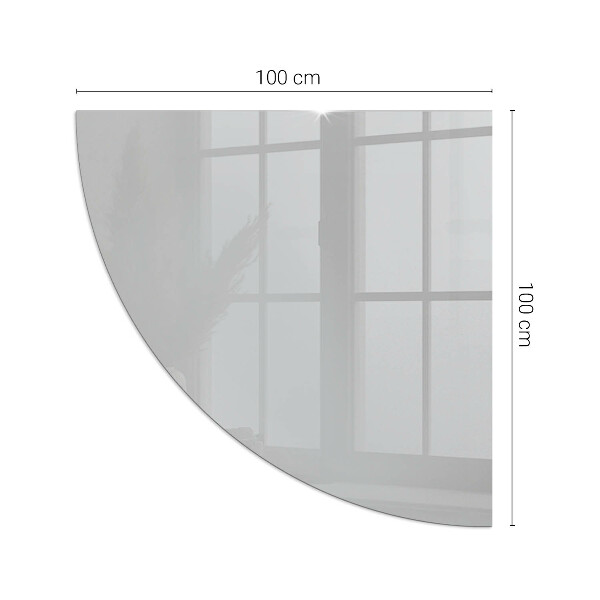 Sklo do rohu pod krb Barva Světle šedá