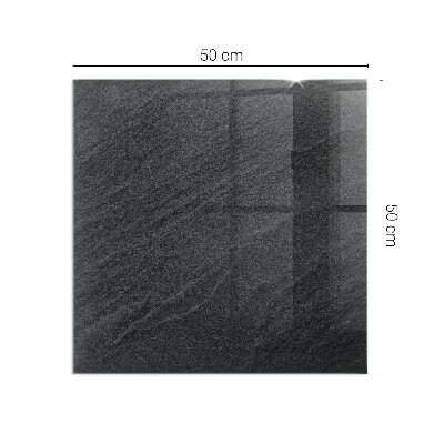 Obdélníkové sklo pod krbová kamna Vzor z přírodního kamene