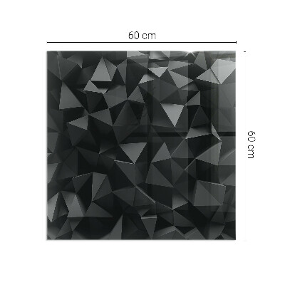 Obdélníková podložka před krb Geometrie ve třech rozměrech