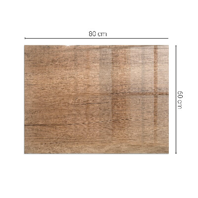 Obdélníkové sklo pod krbová kamna Vzor inspirovaný dřevem